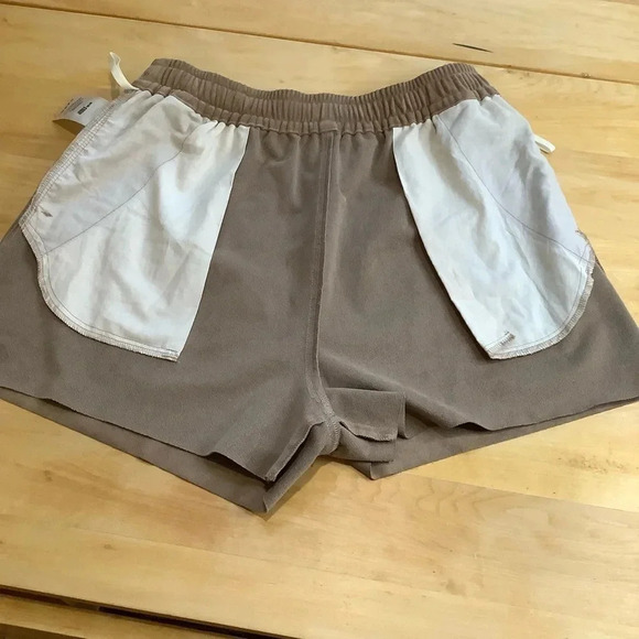 WILFRED FREE Tan Faux Suede Bloomer Shorts Size S - Picture 10 of 11